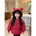 thumbnail image 3 of Hotiary 1- 6Y Toddler Boys Girls Winter Warm Hooded Coats Jackets Kids Thicken Fleece Lined Puffer Coat Snow Clothes Outerwear, 3 of 7