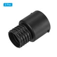 thumbnail image 3 of Uxcell Vacuum Hose Adapter 60mm to 40mm Plastic Cleaner Hose Converter Black 2 Pack, 3 of 6