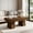 Walnut Brown, variant on 47 Inch Farmhouse Coffee Table, Rectangular Wood Center Table for Living Room with Storage Shelf, Low Modern Wooden Accent Furniture Rustic Brown
