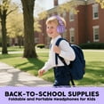 thumbnail image 3 of ONTA Kids Headphones for Boys Girls - Child Student Headset Wired Plug Toddler Earphones School Teen on Ear for Computer | Laptop | Plane Travel | Game, Purple, 3 of 10