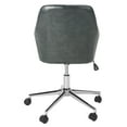thumbnail image 6 of Safavieh Cadence Modern Swivel Bicast Leather Office Chair, 6 of 7
