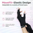 thumbnail image 3 of modelones UV Gloves for Nails, Professional UPF99+ UV Protection Gloves for Gel Manicures, Fingerless UV Light Gloves for Gel Nails, Anti UV Gloves for Gel Nail Lamp, Protect Your Skin from UV Harm, 3 of 10