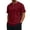 Wine #33, variant on WULMLEO Men's Soft Cotton Henley Tees Three Button Notch Neck Short Sleeve Breathable Casual Walking T-Shirts Brown XL