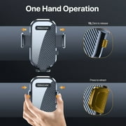 [Universal Car Phone Holder] TOPK Upgrade Car Phone Holder Mount, Universal Cell Phone Car Mount for Dashboard Car Dash Mount Mobile Holder for iPhone, Samsung And All Android Smart Phones