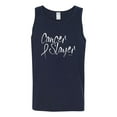 thumbnail image 2 of Slayer Awareness Mens Graphic Tank Top, Navy, X-Large, 2 of 3