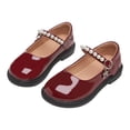 thumbnail image 7 of Miaoju Girls Dress Shoes-Mary Jane Shoes for Girls Low Heel Princess Hook and Loop Dress Shoes Party Wedding Flats for Little/Big Kids, 7 of 7