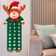 thumbnail image 3 of Calendario de Adviento navideño creativo, decoración de pared con bolsillos, 24 días Alce, 3 of 7