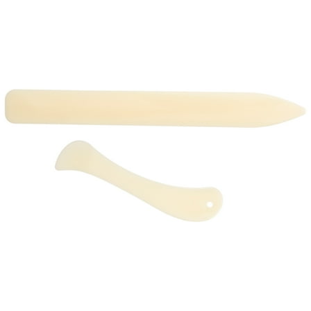 2 Pcs Tools The Suture Bone Pen Letter Curved Folder Abs