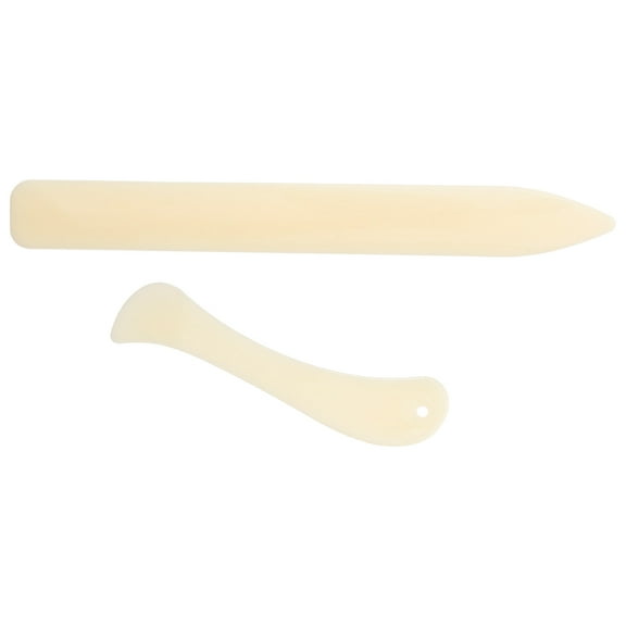 2 Pcs Tools The Suture Bone Pen Letter Curved Folder Abs