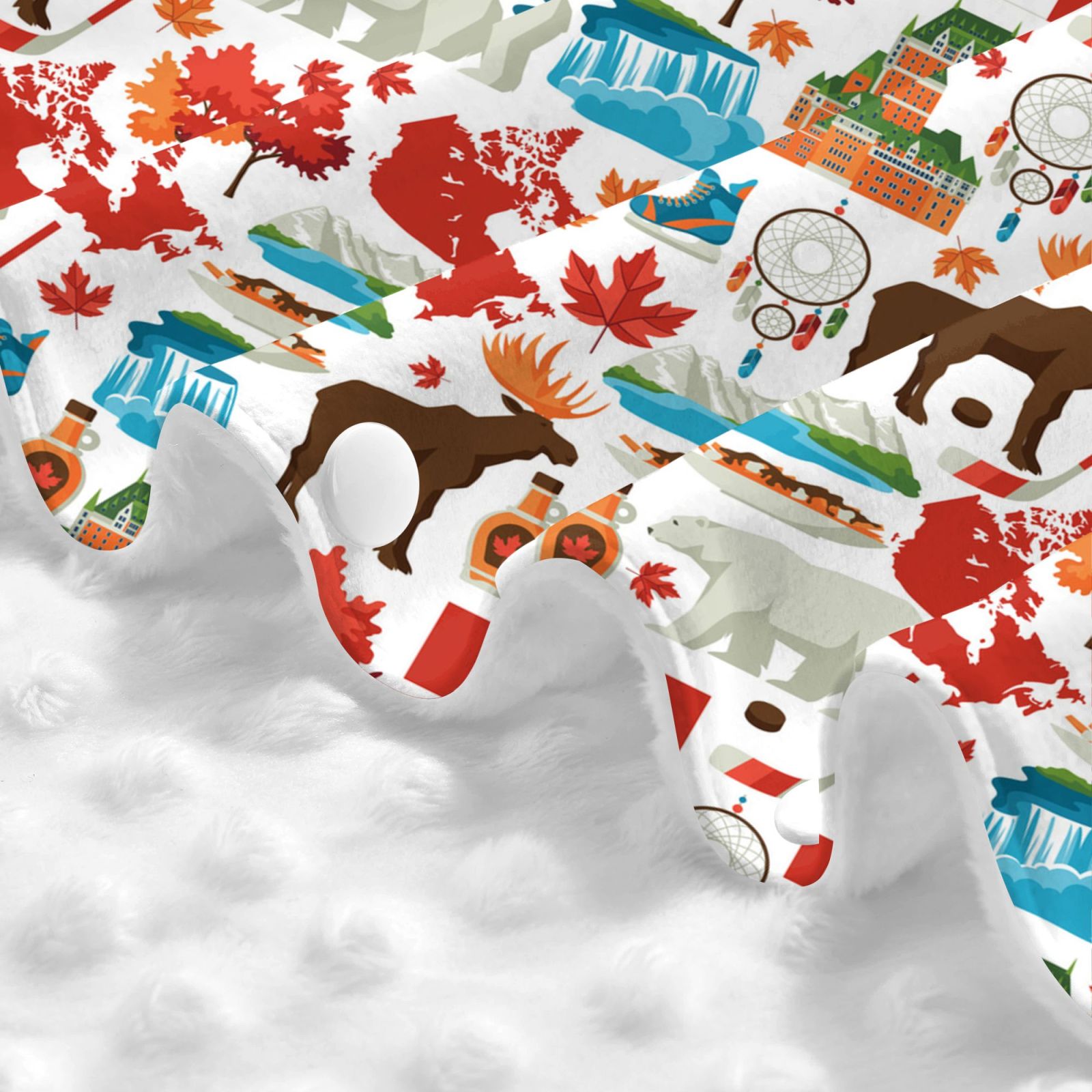 Car Seat Cover Baby - reindeer polar bear Breathable Infant Car Seat Cover for Baby Carseat, Lightweight Comfort Baby Essentials Must Haves Newborn Stuff for Girl Boy
