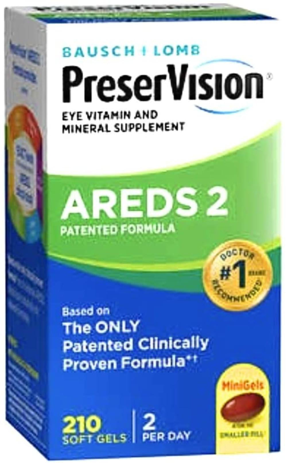 PreserVision AREDS 2 New MiniGels for Easier Swallow By Brand