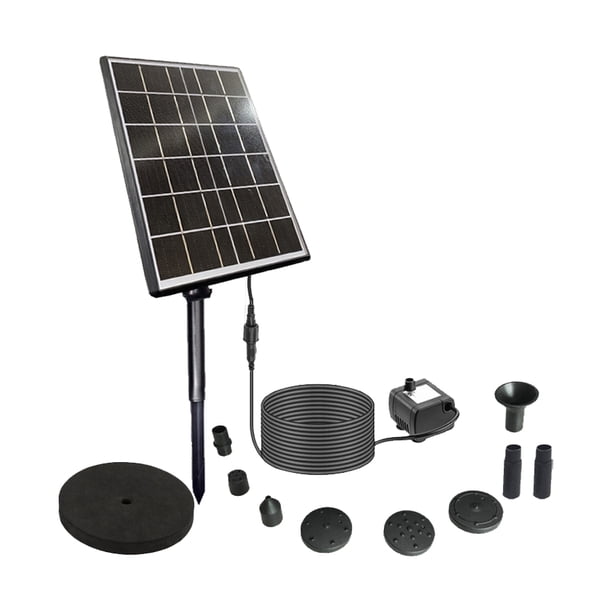 FLhrweasw Mini Bomba Sumergible Mini Bomba Jardín Peces (2.5W Fijo Flotante)