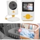 thumbnail image 2 of Monitor para bebés de 2,4 pulgadas con cámara Pantalla LCD Visión nocturna Teléfono inalámbrico para bebés 2,4G Control de voz Audio unidireccional para cuidado infantil(US), 2 of 5