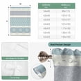thumbnail image 6 of Farm Fruits Balloon Curtains for Bedroom/Front Door/Bathroom, Watermelon Lemons Peach Blue Grey Striped Tie Up Curtains 63 Inch Length Light Filtering Kitchen Curtains Shades for Windows 46"x63", 6 of 8