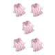 thumbnail image 2 of Blusa vintage Qarigey para mujer cuello en V rosa S, 2 of 6