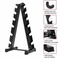 thumbnail image 2 of 3/6-Tier Heavy-Duty Dumbbell Rack Stand Weight Rack Dumbbells Storage Shelf, 2 of 21