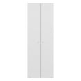 thumbnail image 4 of Bedroom Dressers Home 2 Door Closet System, Four Fixed Shelves, Compact Wardrobe for Bedroom Organization, Laundry Room Organization, Utility Room Organization, Freestanding Storage Furniture, White,, 4 of 8