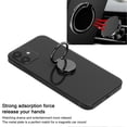 thumbnail image 3 of Magnetic phone holder, 360° rotation, metal, glossy black, 3 of 4