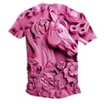thumbnail image 3 of Camisetas de Manga Larga de los Hombres Relief Steed Impresión Gráfica Tee, Sudadera de Cuello de la Tripulación Casual para Al Aire Libre, Vacaciones Y Uso Diario, 3 of 8