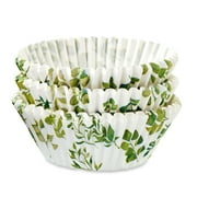 Great Value Green Leaves Cupcake Liners, 75 Count
