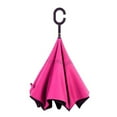thumbnail image 3 of Windproof Double Layer Folding Inverted Umbrella, Self Stand Upside-Down Rain Protection Car Reverse Umbrellas with C-Shaped Handle S3, 3 of 6