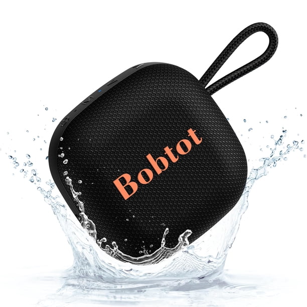 Altavoz Bluetooth Bobtot Portátil Resistente al Agua Negro