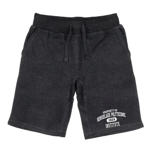 W Republic 566-367-HCH-03 Men Rensselaer Polytechnic Institute Property Shorts, Heather Charcoal - Large