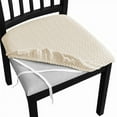 thumbnail image 5 of Dining Room Chair Seat Covers Set of 4, Stretch Jacquard Removable Washable Chair Seat Slipcovers,Kitchen Seat Cushions Seat Cover Protector, 5 of 8