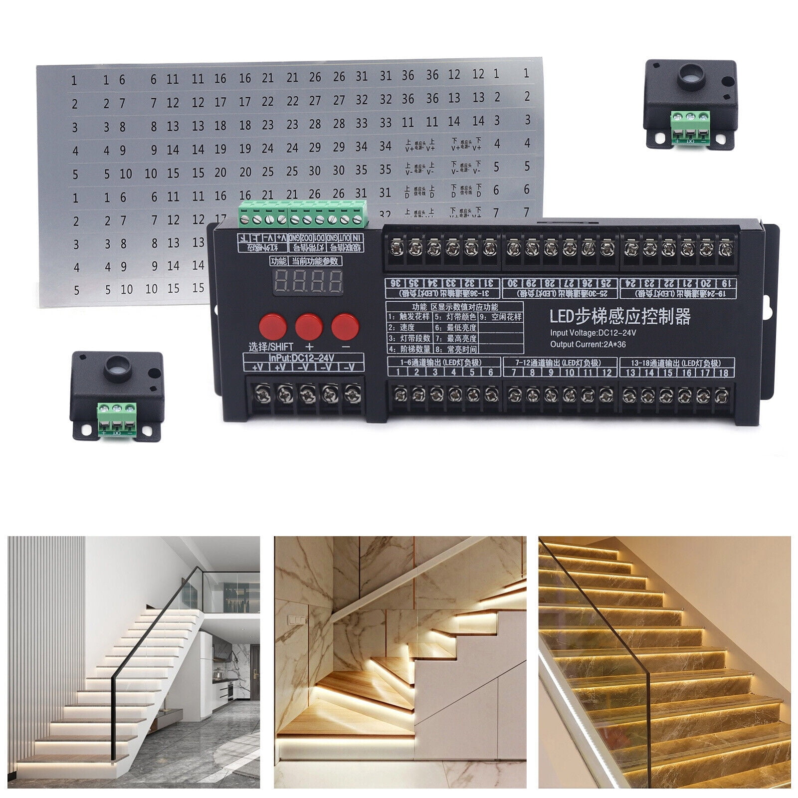 Advanced Motion Sensor Stair Lighting Smart Stairway Ladder LED