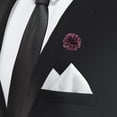 thumbnail image 5 of Uxcell 2Pcs Flower Boutonnieres Pin, Lapel Pin for Men Camellia Flower for Suit Wedding Graduation Anniversary Dark Purple, 5 of 6