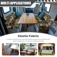 thumbnail image 3 of FORUDESIGNS Hunting Camo Print RV Dinette Cushion Covers 2 Pcs Comfortable Camper Cushion Slipcover Stretchable Loveseat Sofa Chair Cover Furniture Protector for RV Camper Car Bench, 3 of 7