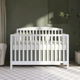 thumbnail image 6 of Dream On Me Odelle 5-in-1 Convertible Crib, Converts from Baby Crib to Toddler Bed, Day Bed, Kids Bed and Full Size Bed, Three Adjustable Mattress Height Positions, White, 6 of 7