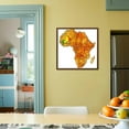 thumbnail image 5 of Mali on Actual Map of Africa, Framed Art Print Wall Art by michal812 Sold by Art.Com, 5 of 6