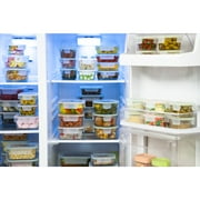 Open Box Glasslock Oven and Microwave Safe Glass Food Containers 28 Piece Set