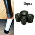 thumbnail image 2 of Yannee Chair Leg Cap Rubber Feet Protector Pad Furniture Table Covers Round Bottom Black, 2 of 5