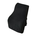 thumbnail image 4 of MERIGLARE Back Cushion Back Rest Car Seat Lightweight Breathable Support Pillow Velvet Black, 4 of 9