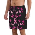 thumbnail image 2 of Fotbe Breast Cancer Trajes de Baño Estampados para Hombre, Shorts de Verano de Secado Rápido, Ropa de Playa, Bañadores-Small, 2 of 6