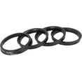 thumbnail image 1 of czcpp-4pcs Plastic 72.6mm to 64.1mm Car Hub Centric Rings Wheel Bore Center Spacer Black, 1 of 4