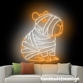 thumbnail image 3 of Handmadetneonsign Halloween Capybara Neon Sign, Capybara Mummy Led Sign, Halloween Room Wall Art 66315, 3 of 5