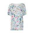 thumbnail image 4 of ATENAR Womens Shirts Soft Lightweight Shirts for Women Loose Tee Light Blue S, 4 of 5