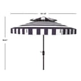 thumbnail image 4 of Safavieh Elsa 9' Market Crank Double Top Patio Umbrella, Navy/White, 4 of 6