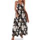 thumbnail image 1 of Nuevos vestidos sin mangas con flores Vestidos de noche Tendencia de ropa de mujer, 1 of 7