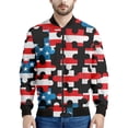 thumbnail image 3 of Chaqueta con estampado de rompecabezas divertido para hombre, primavera y otoño, manga larga, moda informal, chaquetas para niños con estampado 3D, sudaderas holgadas estilo Harajuku, 3 of 4