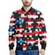 thumbnail image 3 of Chaqueta con estampado de rompecabezas divertido para hombre, primavera y otoño, manga larga, moda informal, chaquetas para niños con estampado 3D, sudaderas holgadas estilo Harajuku, 3 of 4