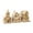 White, variant on Village Wooden Glowing Led Village | Wooden Glowing Cabin Ornament Pendant Wooden Decorate For Home Living Room Bedroom Entrance Hall Desktop Ornament Practical Home Decor