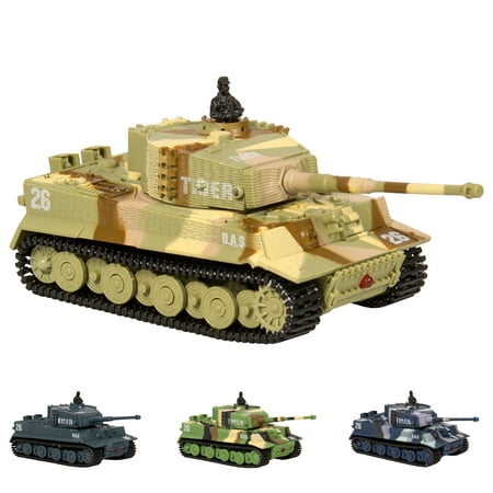 Best Choice Products 1:72 Mini Remote Control Battle Tank RC Car Kid Toys In Assorted