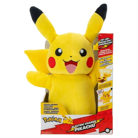 Pokemon 10" Plush Electric Charge Pikachu