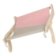 thumbnail image 2 of Wooden Frame Cat Hammock Bed with Strong Load Bearing Capacity - Cotton Linen, Hangable Design, Open Type, Large Space, Ventilated Cat Window Perch for All Seasons, 2 of 8