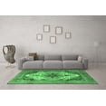 thumbnail image 3 of Ahgly Company Indoor Rectangle Persian Emerald Green Traditional Area Rugs, 2' x 5', 3 of 4