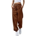 thumbnail image 1 of WILLBEST Pantalones Casuales para Mujer, Pantalones Holgados de Cintura Alta y Lisos, Diseño de Encaje Acampanado para Un Estilo y Comodidad Sin Esfuerzo. Grande, 1 of 6